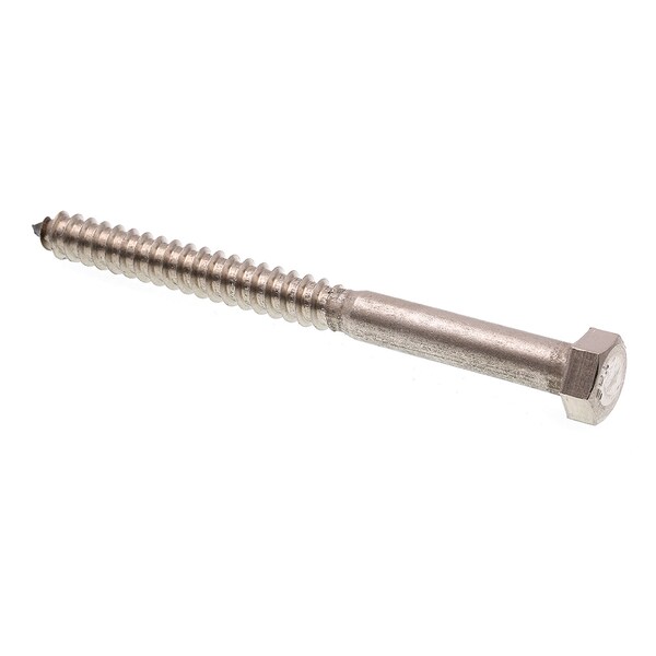 Prime-Line Hex Lag Screw 1/2in X 6in Grade 18-8 Stainless Steel 15PK 9057149 - main